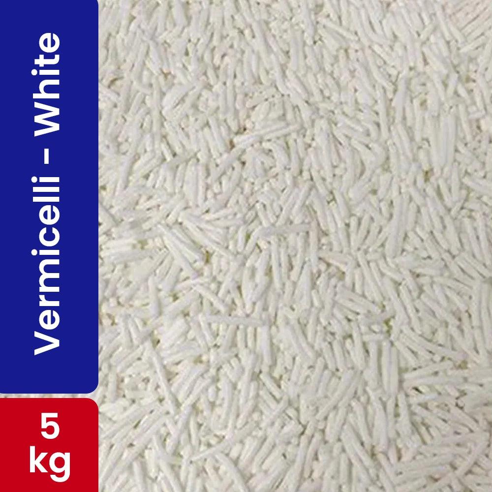 Choco Lake Compound Vermicelli White / Sprinkles 1KG   HorecaStore