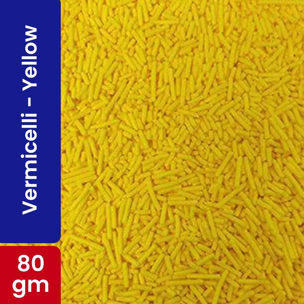 Choco Lake Compound Vermicelli Yellow / Sprinkles 80g   HorecaStore