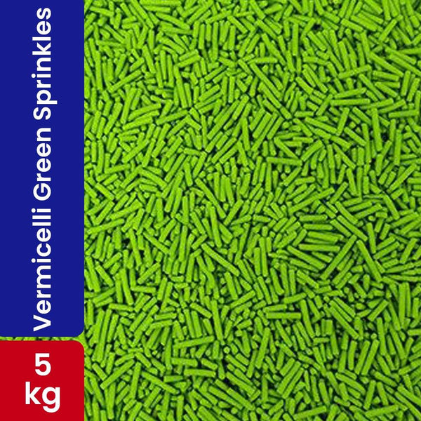 Choco Lake Compound Vermicelli Green / Sprinkles 5KG   HorecaStore