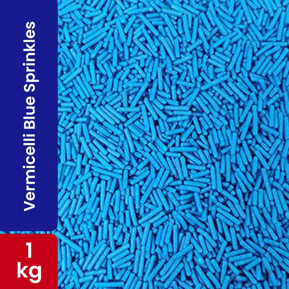 Choco Lake Compound Vermicelli Blue / Sprinkles 1KG   HorecaStore