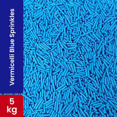 Choco Lake Compound Vermicelli Blue / Sprinkles 5KG