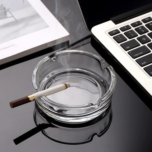 Cigar and cigarette Ashtray Glass Ø 10 cm - HorecaStore