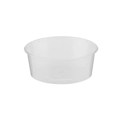 Hotpack CIear Microwave Round Container Without Lid, 6.5 x 11 x 9 cm, 400 mI, 500 PCs