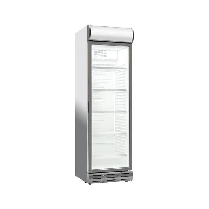 Coldera CL 380 SDC Electric Single Door Visi Cooler Without Canopy 382 L, Power 220-240V/50Hz, 60 X 65 X 200 cm - HorecaStore