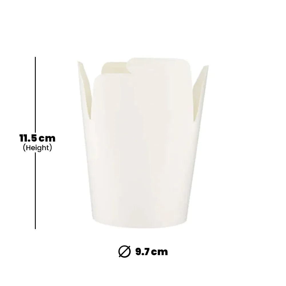 hotpack pail paper box 947 ml white 500 pcs