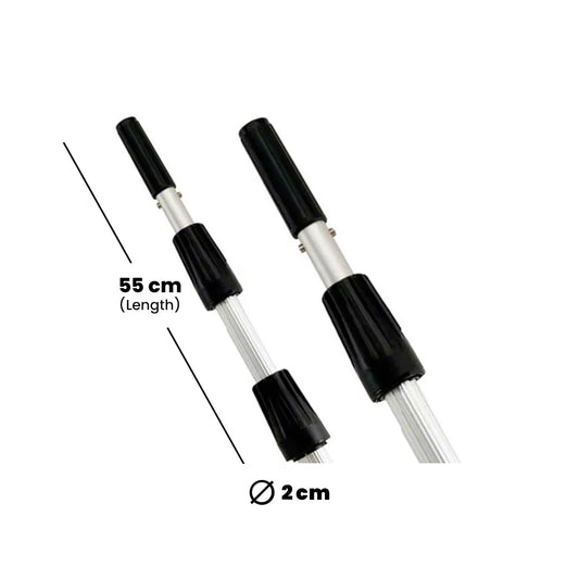 THS 2 Pcs Telescopic Pole 150cm