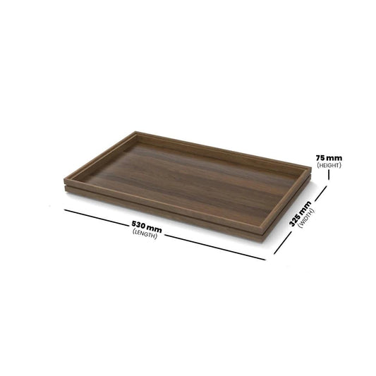 Wundermaxx Display Tray Walnut GN 1/1 H75mm - HorecaStore