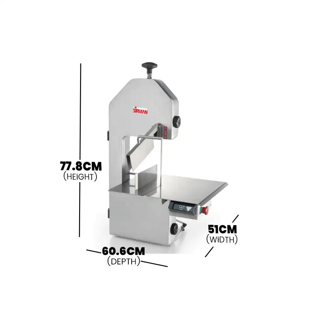 Sirman SO 1550 F3 Commercial Bone Saw Machine 1.5 hp Motor, 1400 RPM, 77.8 x 60.6 x 51 cm   HorecaStore