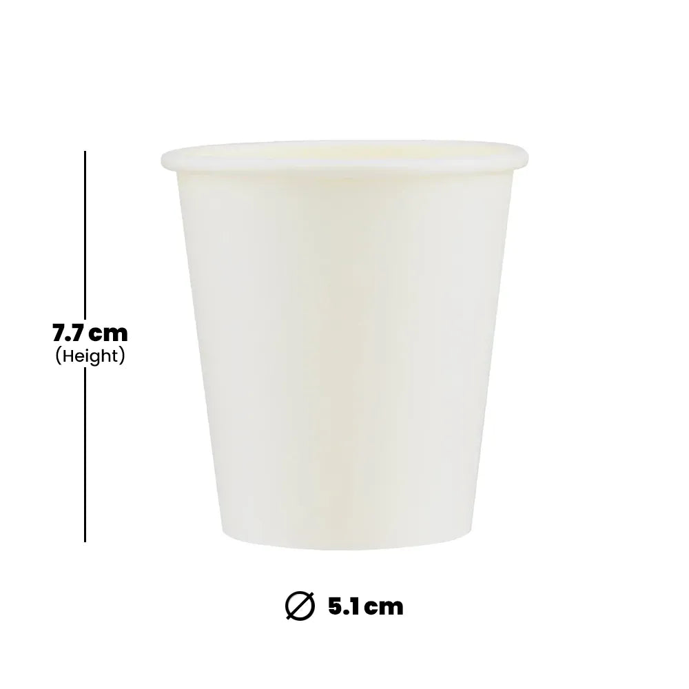 hotpack white paper cup without handle 210 ml 1000 pcs