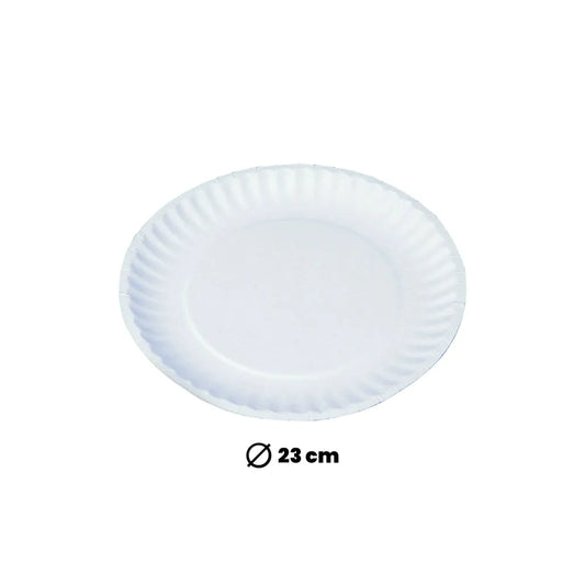 hotpack paper plate 23 cm 1200 pcs