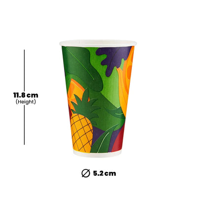 hotpack printed juice paper cup 947 ml 600 pcs