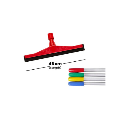 THS RSPXATPA70085 Red Floor Squeegee 45cm With Aluminium Handle