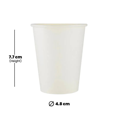 hotpack singie wall white paper cup 193 ml 1000 pcs