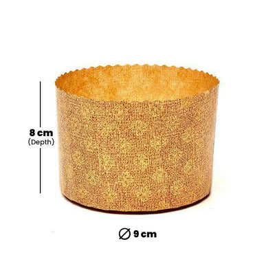 hotpack panettone baking mould 9 x 8 cm 1200 pcs