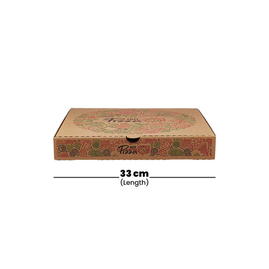 hotpack printed pizza box 33 x 33cm 100 pcs