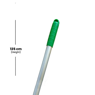 THS CJ22 Green Aluminium Handle With Thread 135cm