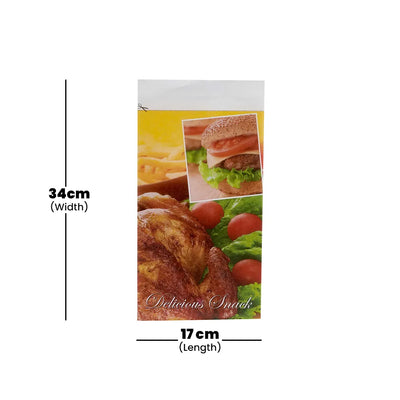 hotpack pe coated chicken bag large 17 x 34 cm 500 pcs