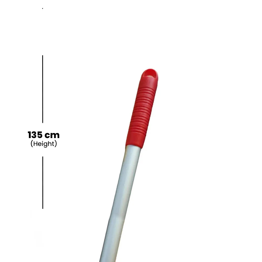 THS CJ22 Red Aluminium Handle With Thread 135cm