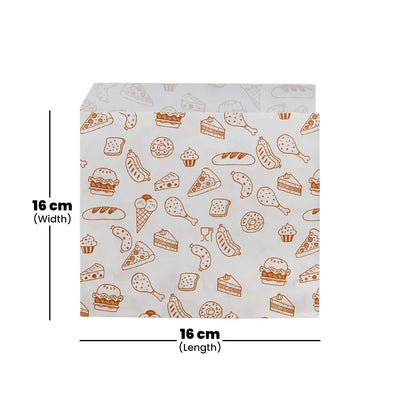 hotpack brown pocket paper wrap large 16 x 16 cm 1000 pcs