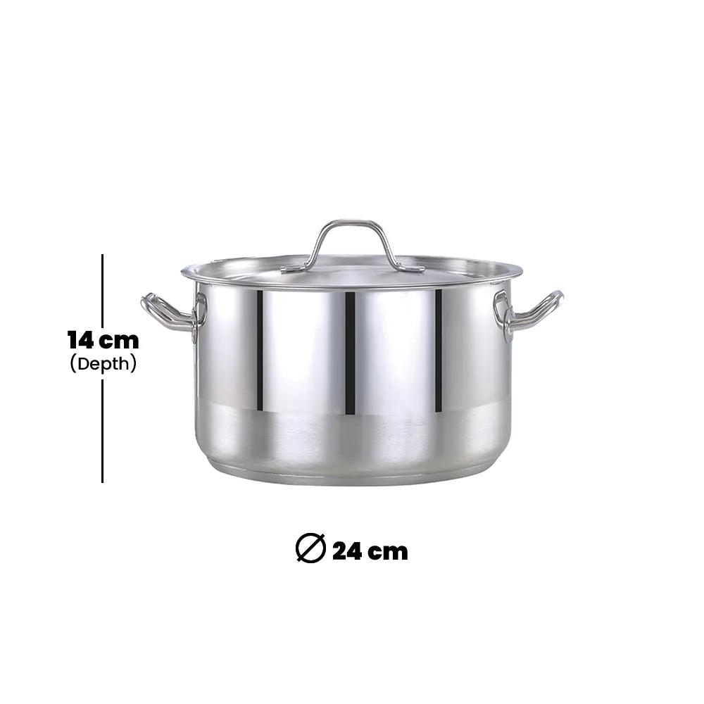 Pradeep Professional Cookpot Ø24 x 14cm - 6L - HorecaStore