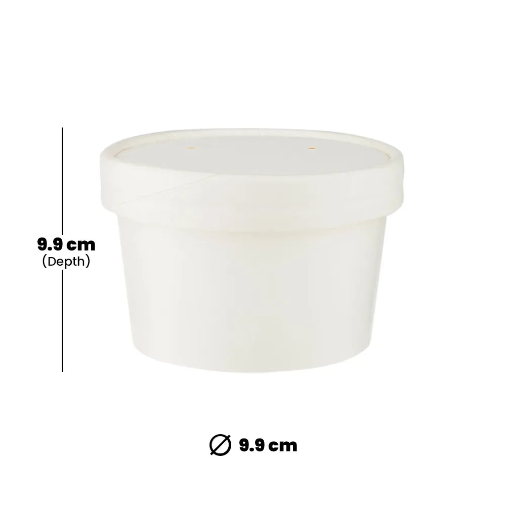 hotpack noodle paper bowl with a paper lid 473 ml 250 pcs