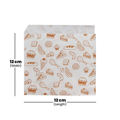 hotpack printed pocket paper wrap small 12 x 12 cm 1000 pcs