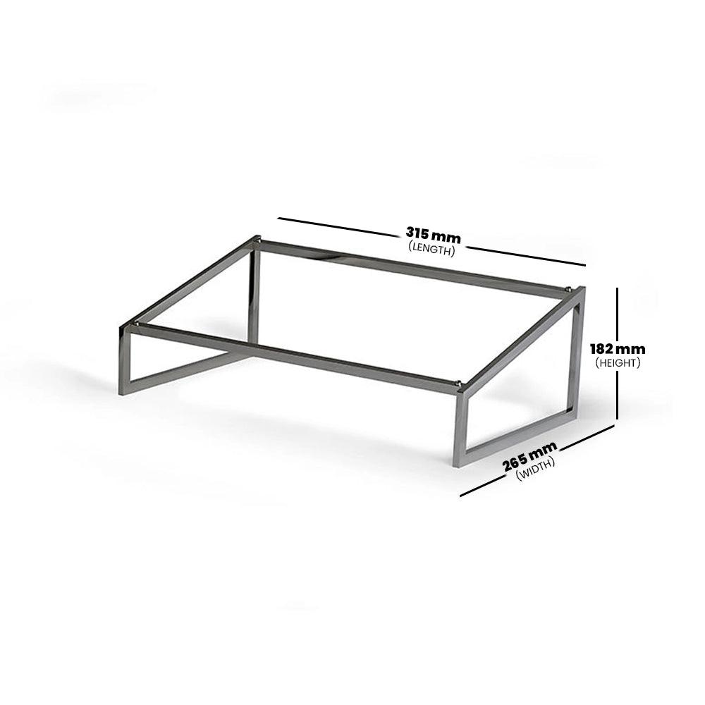 Wundermaxx Frame Stainless Steel GN 1/2 Narrow Tilted High 180mm Part Inclined - HorecaStore