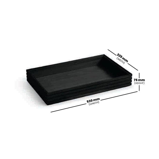 Wundermaxx Display Tray Black GN 1/1 H75mm - HorecaStore