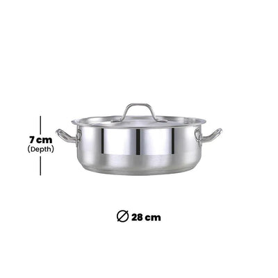 Pradeep Professional Cookpot Ø28 x 7cm - 3.5L - HorecaStore