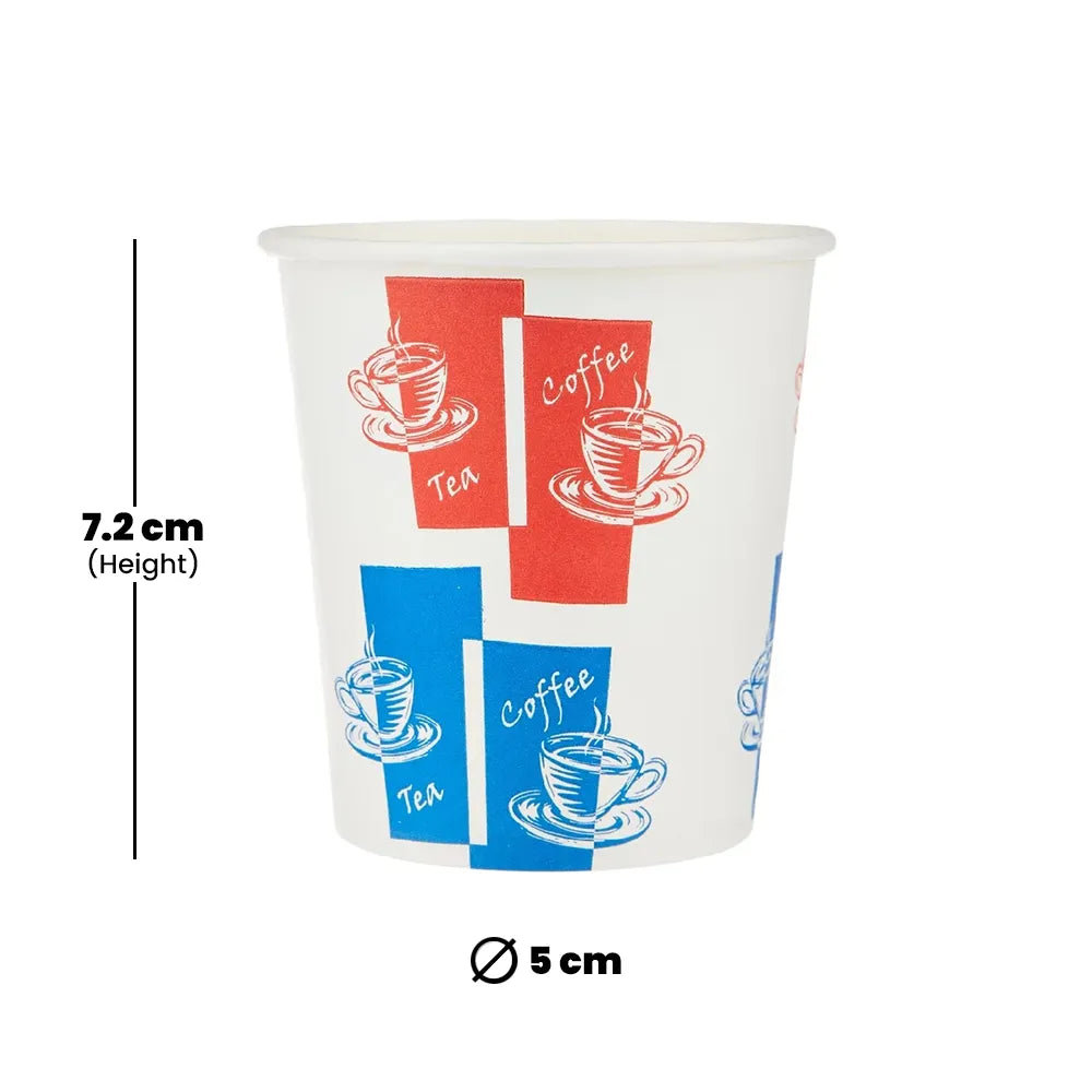 hotpack printed paper cup 178 ml 1000 pcs