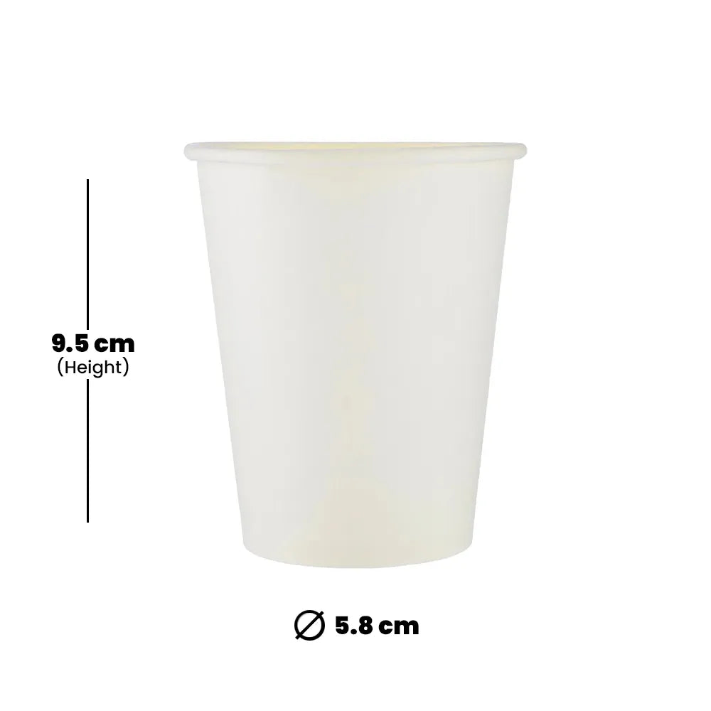 hotpack singie wall white paper cup 296 ml 1000 pcs