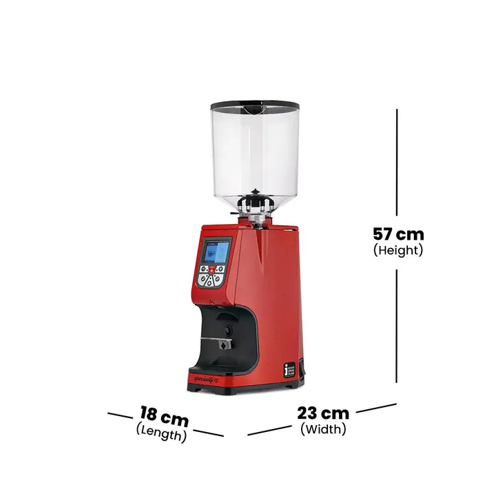 eureka atom specialty 75mm coffee grinder 900 w