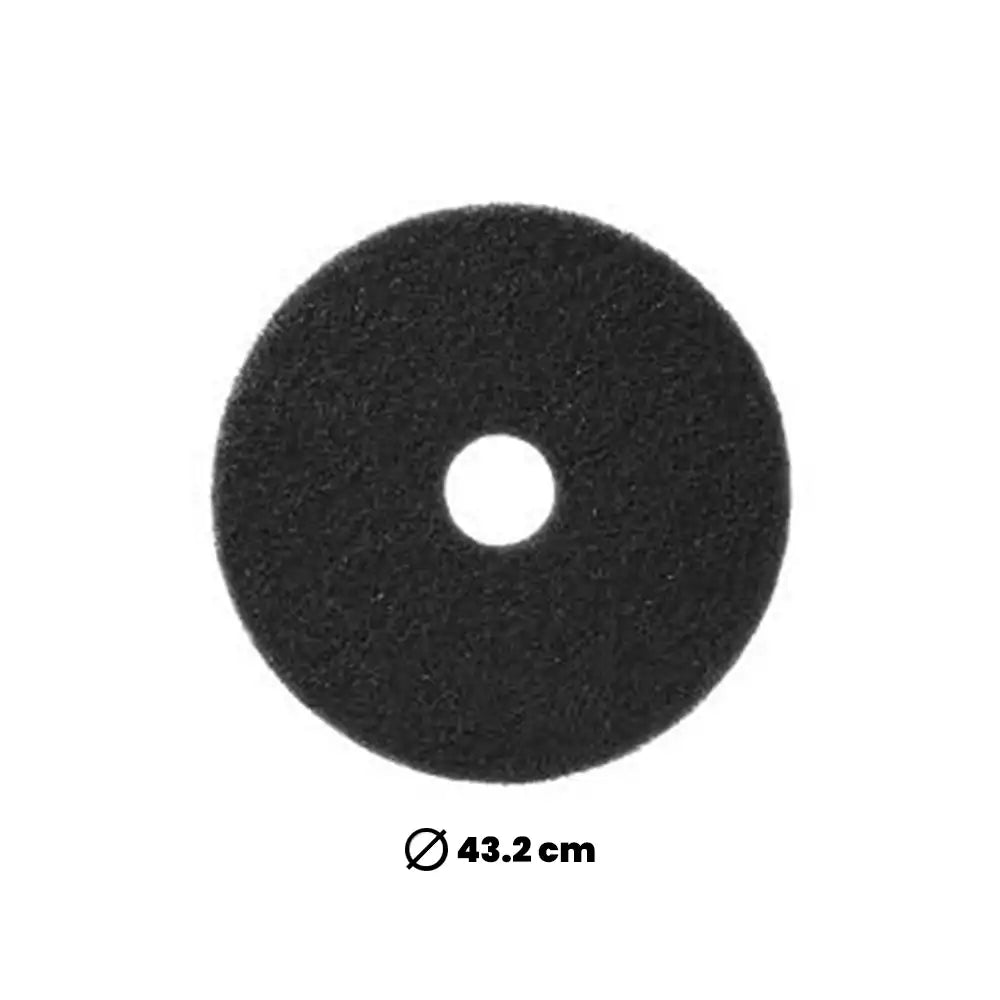 THS AMPAD17 Black Floor Cleaning Pads 43 cm