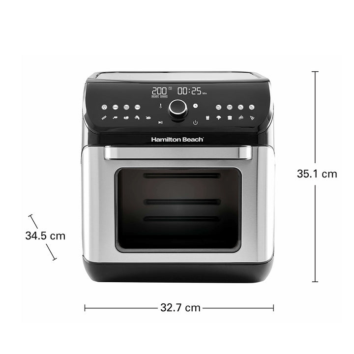 hamilton beach digital air fryer oven 12 l 1500 w