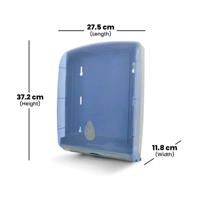 THS AZ1123TB Blue Multi Fold Paper Towel Dispenser