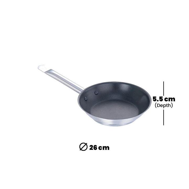 Pradeep Non Stick Coating Frypan Without Lid Ø26 x 5.5cm - 2.3L - HorecaStore