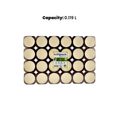 hotpack muffin baking paper tray 6x4 125 sheets 119 ml 3000 pcs