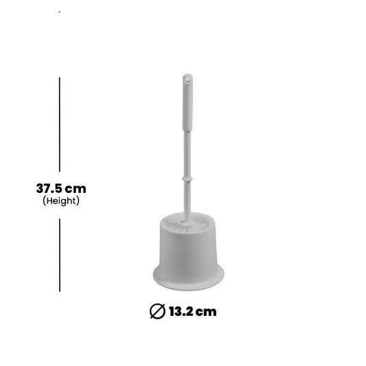 THS HB660 Grey Toilet Brush Set With Caddy