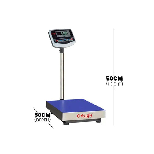 Eagle PLT300 Electronic weighing Scale Platform Type 300 kg, 50 cmx 50 cm - HorecaStore