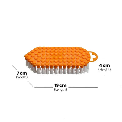 THS HB6030 Mango Flexo Scrubbing Brush