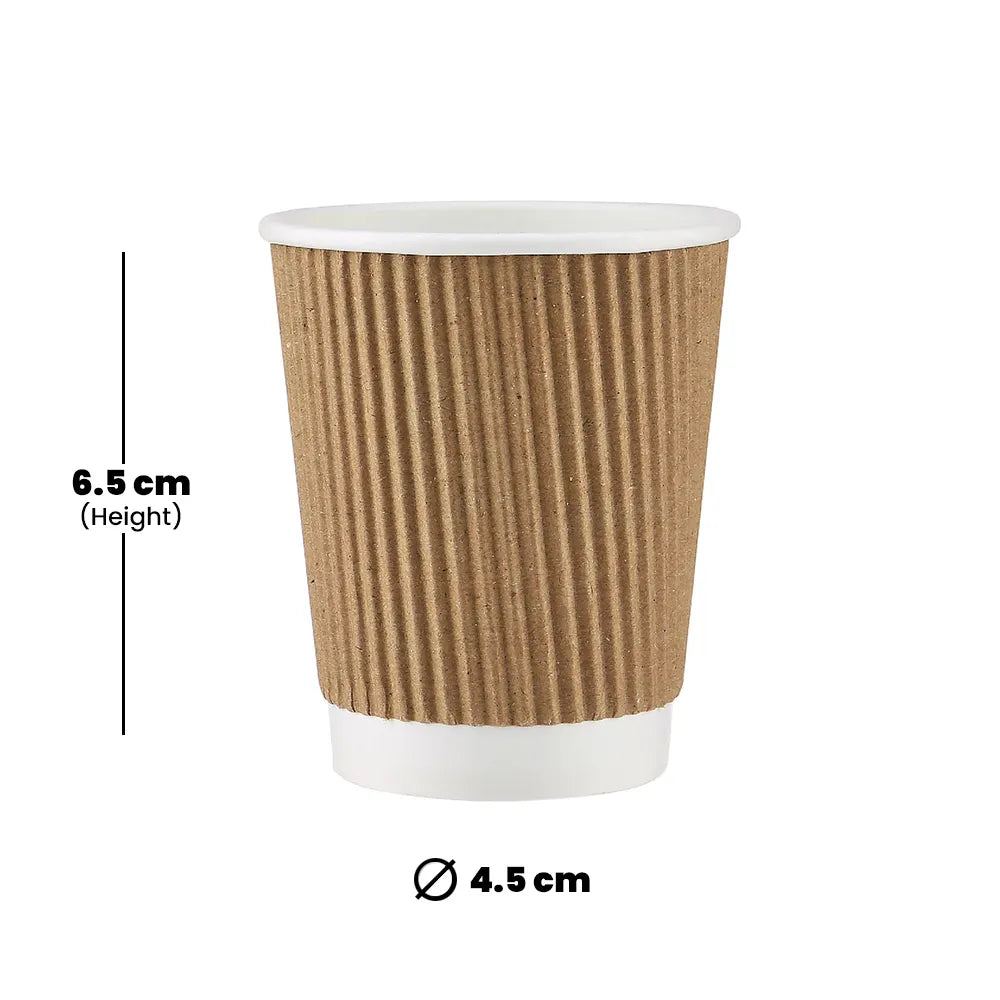 hotpack ripple paper cup 119 ml 1000 pcs