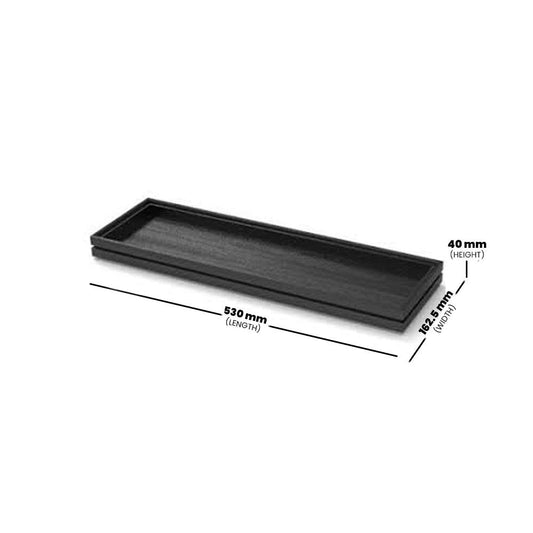 Wundermaxx Display Tray Black GN 2/4 H 40mm - HorecaStore