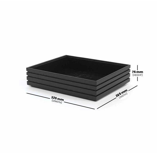 Wundermaxx Display Tray Black GN 1/2 H75mm - HorecaStore