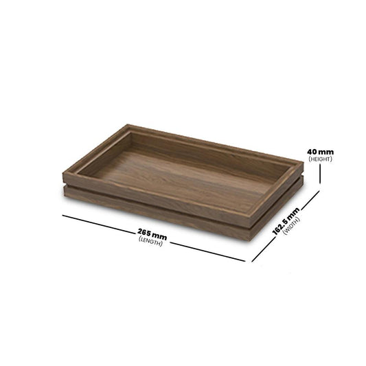 Wundermaxx Display Tray Walnut GN 1/4 H40mm - HorecaStore