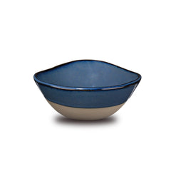 Don Bellini Craftstone 4.5"/11.5cm Blue Round Porcelain Bowl