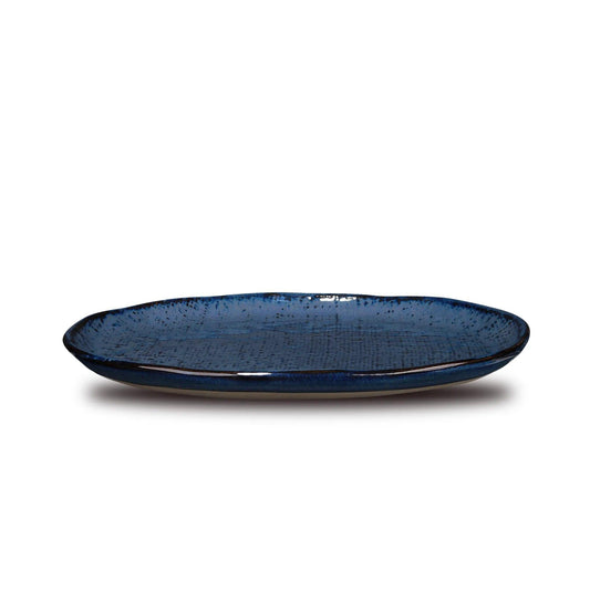 Don Bellini Craftstone 6"/15.25cm Blue Round Porcelain Plate - HorecaStore