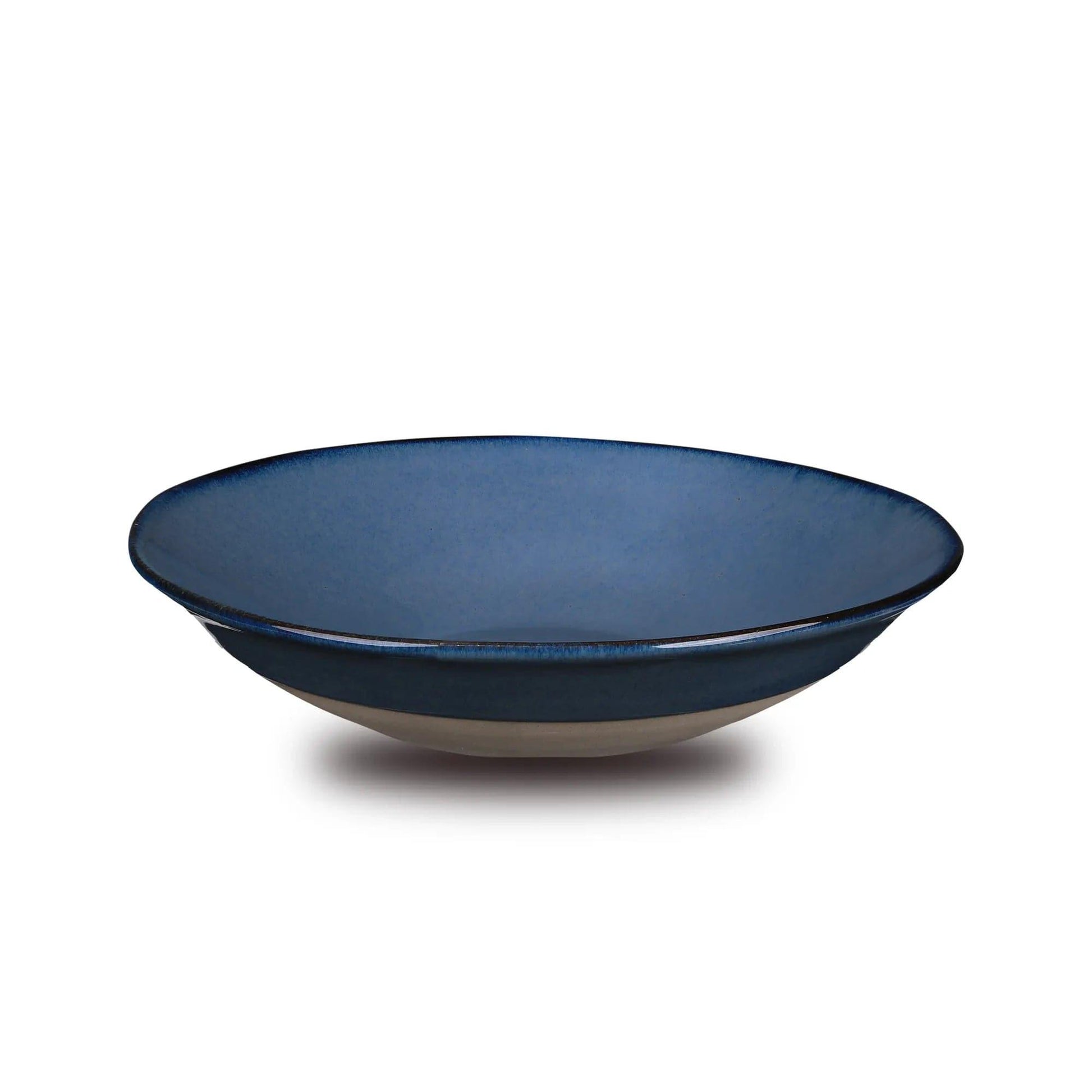 Don Bellini Craftstone 8.75"/23cm Blue Round Porcelain Bowl - 4/Case