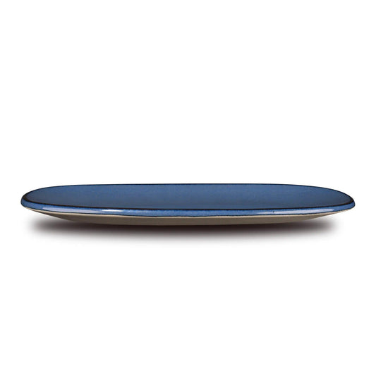 Don Bellini Craftstone 11"/28cm Blue Rectangle Porcelain Platter - HorecaStore