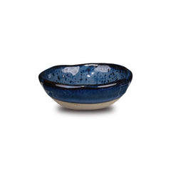 Don Bellini Craftstone 3"/8cm Blue Round Porcelain Sauce Dish - 20/Case