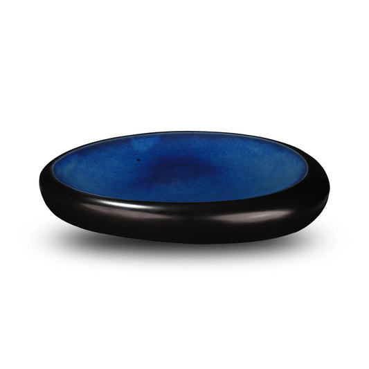 Don Bellini Mirage 10.25"/26cm Black Oval Porcelain Plate - HorecaStore